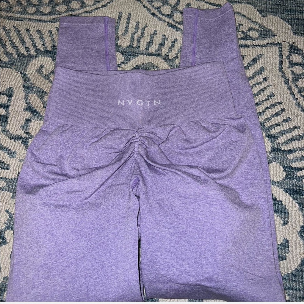 Nvgtn Leggings, have a cute rouche on the butt makes your butt look *chefs kiss*